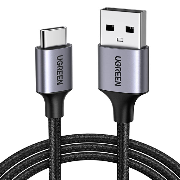 UGREEN USB-C Male to USB 2.0 Male Cable Aluminum Braid 3m (Space Gray)