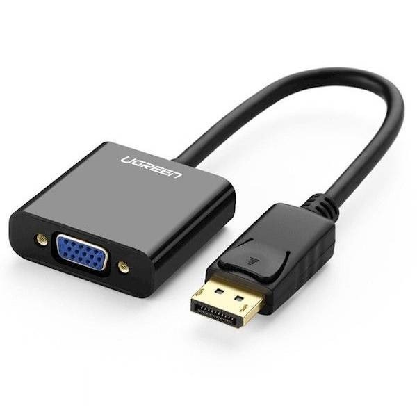 UGreen DP Male to VGA Female Converter Support 1920*1080 @60Hz With ABS Case