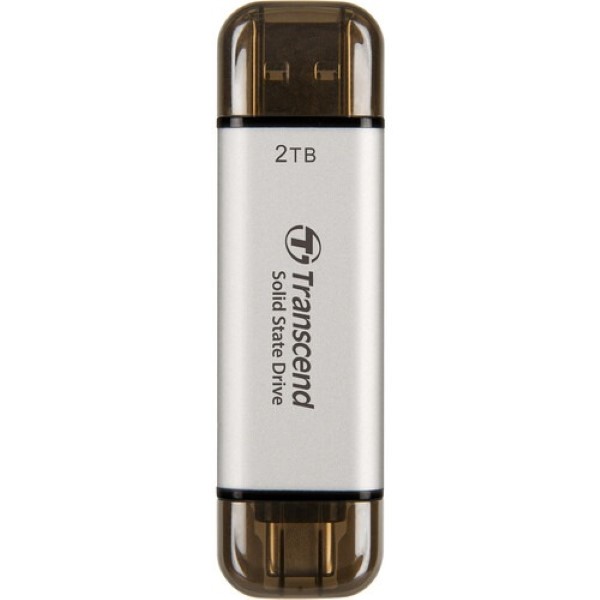 Transcend 310C 2TB USB C Portable SSD (Silver)