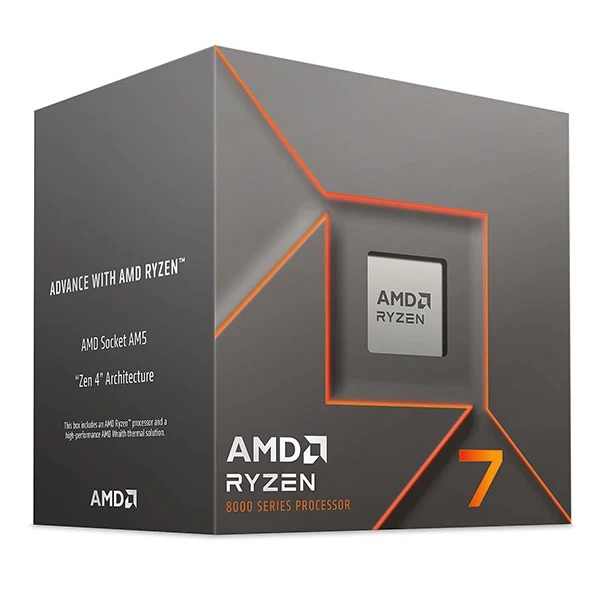 AMD Ryzen 7 8700F AM5 Desktop Processor (5 GHz / 8 Cores / 16 Threads)