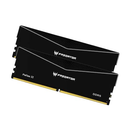Acer Predator Pallas II 64GB (32GBx2) DDR5 6000MHz CL30 RAM (Black) (BL.9BWWR.437)