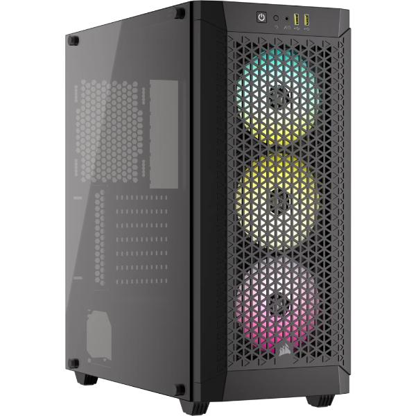 Corsair 480T RGB Airflow Mid Tower (ATX) Cabinet (Black)