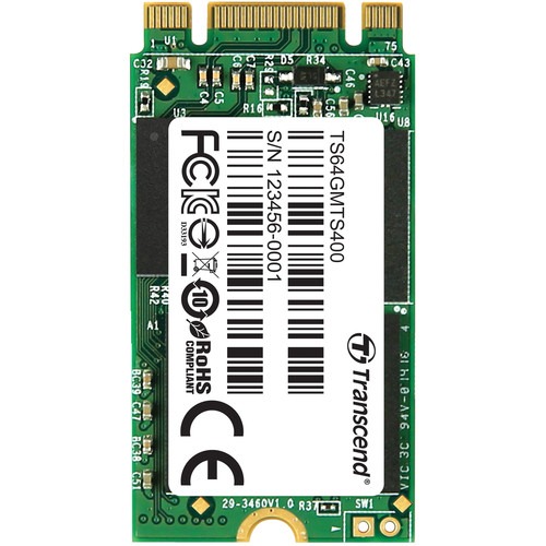 Transcend 64GB MTS400S SATA III M.2 Internal SSD