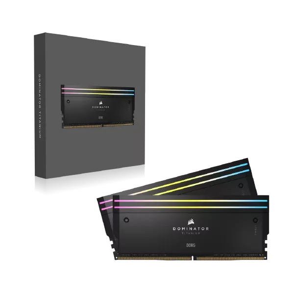 Buy Corsair Dominator Titanium RGB DDR5 64GB (32GBx2) 6000MHz RAM