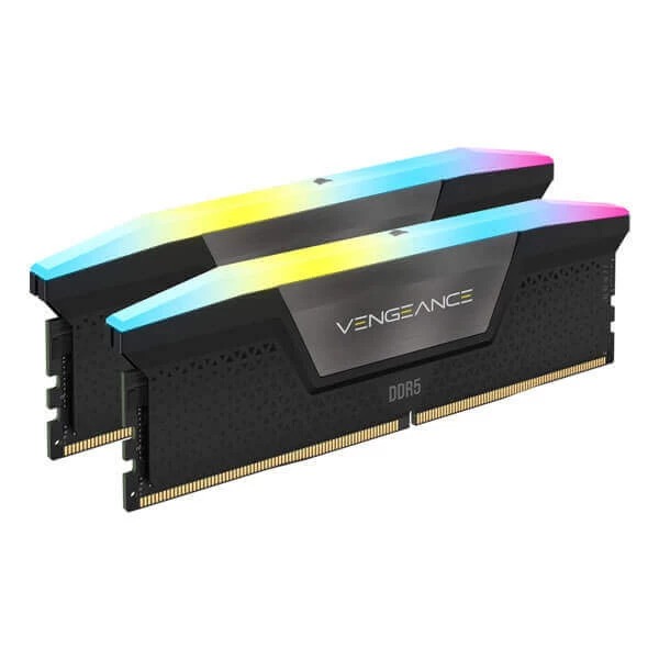 Corsair Vengeance RGB 32GB (16GBx2) DDR5 6400MHz CL36 Ram (Black)