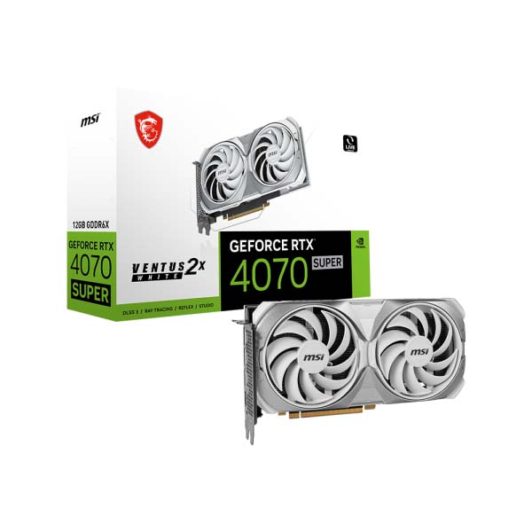 Buy MSI GeForce RTX 4070 Super Ventus 2X White 12GB Nvidia Graphic