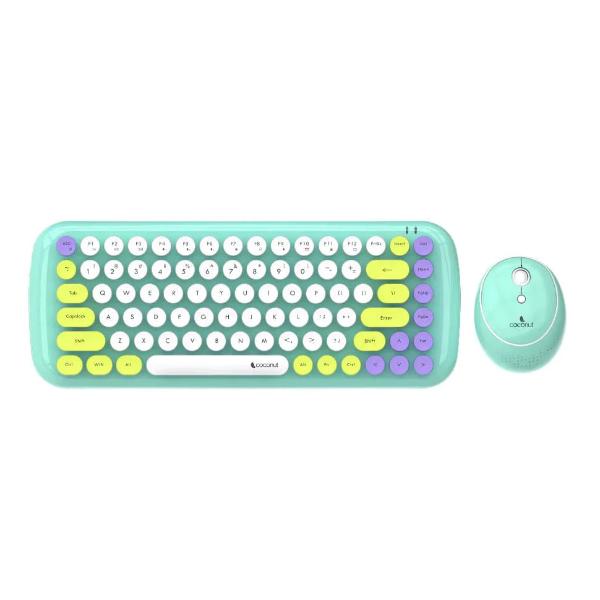 Coconut Bling Retro Wireless Combo, Green