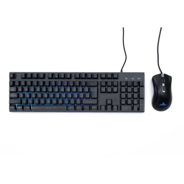 Coconut Krux Gaming Wired Keyboard Mouse Combo (Black)