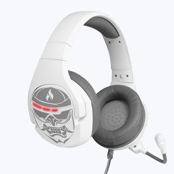 ZEBRONICS Crusher USB Gaming Over Ear Headphone with Advanced Software, 7.1 Simulated Surround Sound, Rgb Led, Powerful Bass, 2 Meter Braided Cable, 50Mm Neodymium Drivers, (White)