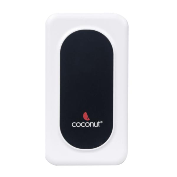 Coconut Porto 5 Wireless Router, Built In 2100mAh Battery (White)