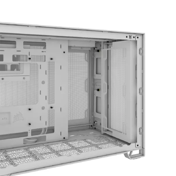 Buy Corsair 2500D Airflow (M-ATX) Mid-Tower Cabinet (White) at