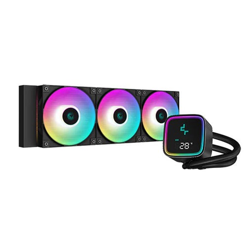 Deepcool LS720 SE Digital 360MM Liquid Cooler With A Status Display (Black)