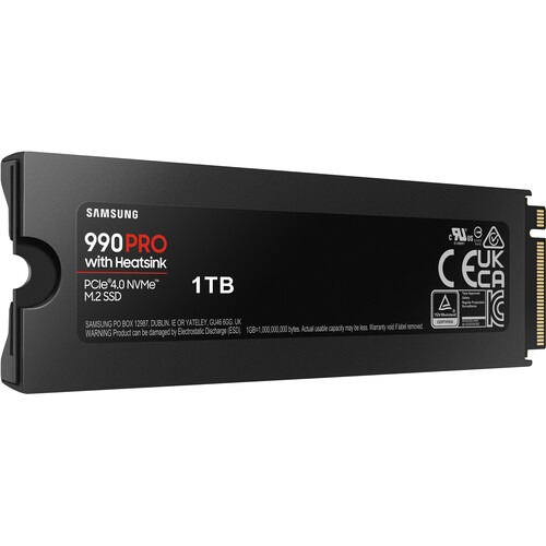 Buy Samsung 990 Pro 2TB M.2 NVMe Gen4 SSD (with Heatsink) at Best