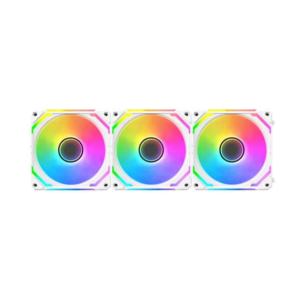 Xigmatek Starlink Ultra Arctic 120mm ARGB Cabinet Fan (Triple Pack)