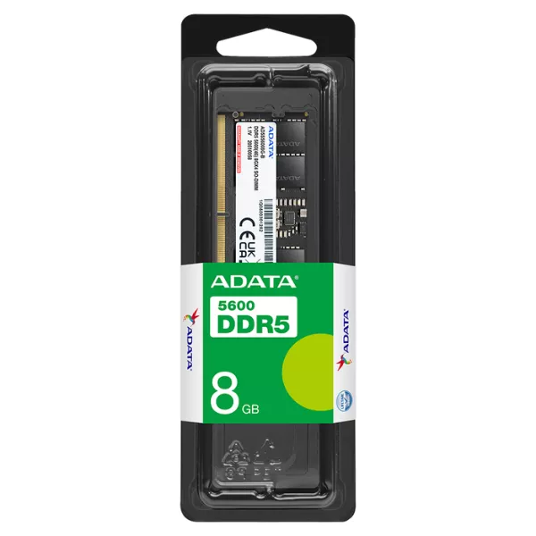 Adata 8GB (8GBx1) DDR5 5600MHz CL46 SO-DIMM Laptop Ram