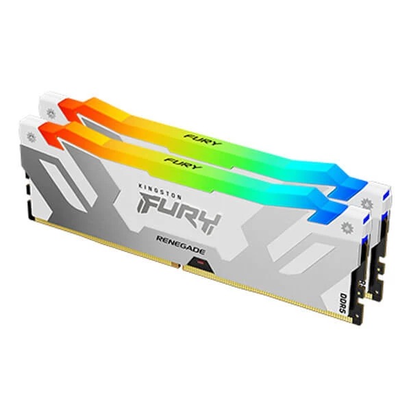 Kingston Fury Renegade RGB 32GB (2x16gb) 6000MHz DDR5 CL32 RAM (White)