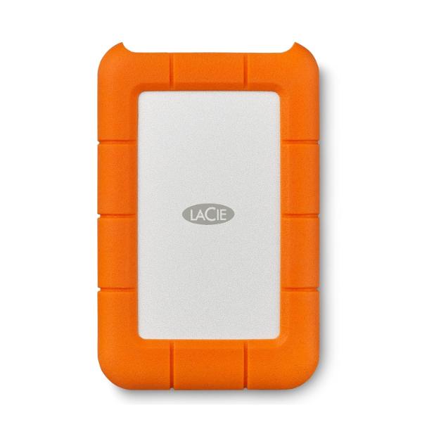 LaCie Rugged USB-C 2TB Portable External Hard Drive USB 3.0 Compatible, Drop Shock Dust Rain Resistant, for Mac & PC Desktop Laptop and 2-Year Data Recovery Services