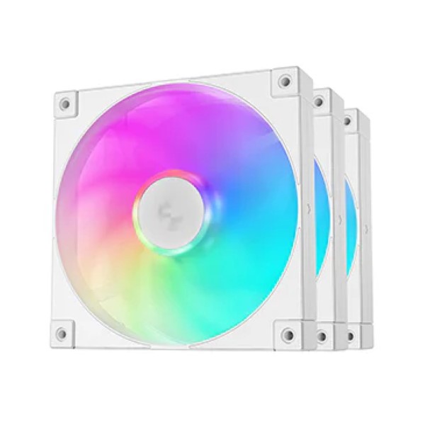 Deepcool FD14 ARGB 140mm 3 in 1 PC Case Fans - White