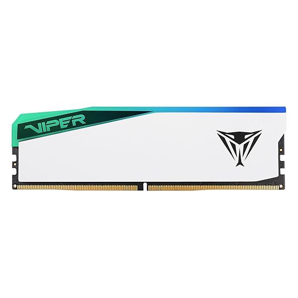 Patriot Viper Elite 5 RGB DDR5 32GB  (1 x 32GB) 6000 MHz CL30 RAM DIMM Module (White)