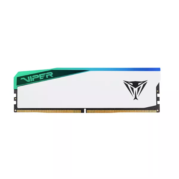 Patriot Viper Elite 5 RGB DDR5 16GB (1 x 16GB) 5200MHz CL36 Ram DIMM Module (White)