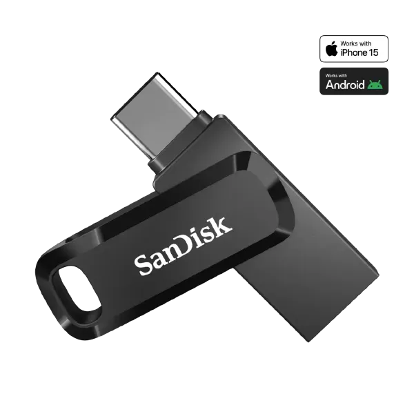 SanDisk Ultra Dual Drive Go SDDDC3-256G-I35 256GB USB 3.0 Type C Pendrive for Mobile (Black)