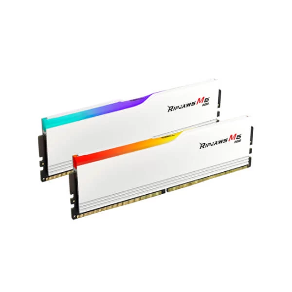 G.Skill Ripjaws M5 RGB 32GB (16GBx2) DDR5 6000MHz CL36 Desktop RAM (White)