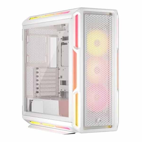 CORSAIR iCUE Link 5000T LX RGB Mid-Tower ATX Cabinet (White)