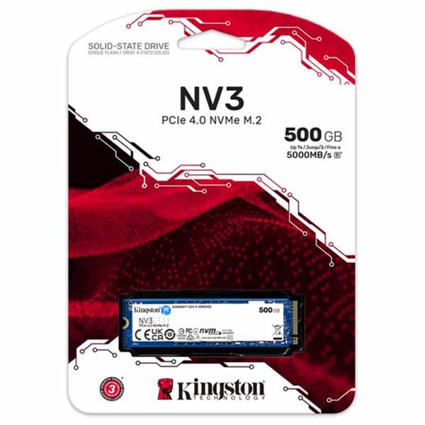 Buy Kingston 500GB NV3 M.2 2280 Nvme SSD at Best Price in India