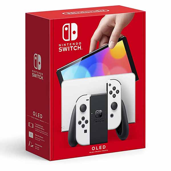 Nintendo Switch OLED model with White Joy-Con (White) (64 GB)