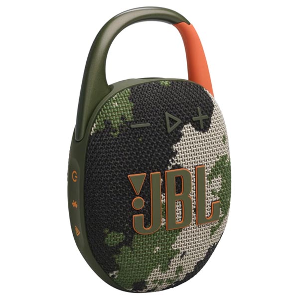 JBL Clip 5 Ultra-Portable Waterproof & Dustproof Bluetooth Speaker (Squad)