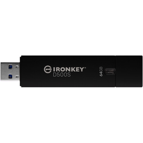 Kingston 64GB IronKey D500S Hardware-Encrypted USB Flash Drive