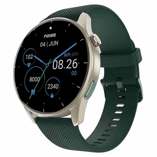 Noise Fit Crew 1.38" Display Metallic Finish Smartwatch (Forest Green)