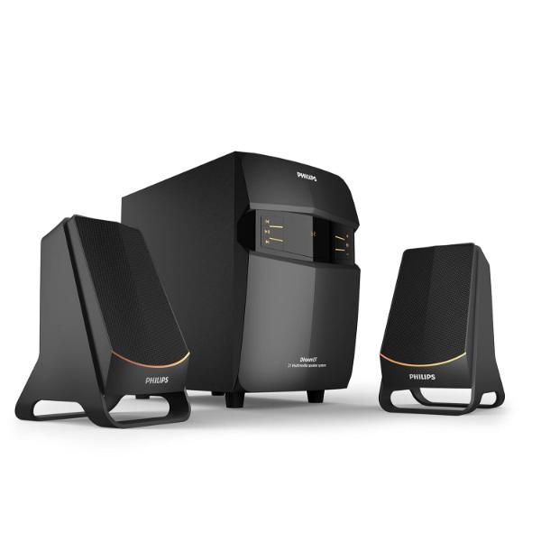 PHILIPS Audio MMS2550B/94 25 Watt Wireless Bluetooth Multimedia Speaker (Black)