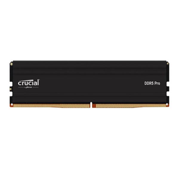 Crucial 16GB DDR5 6400Mhz Pro Overclocking CL38 UDIMM Memory (Black)