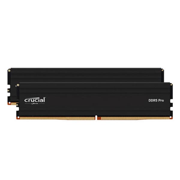 Crucial Pro 64GB Kit (2x32GB) DDR5 5600MT/s CL46 Desktop Memory (Black)