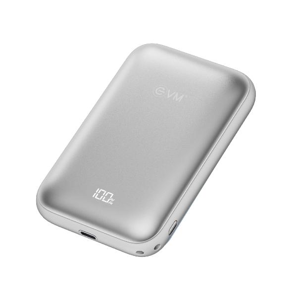 EVM EnMag 15 10000mAh Power Bank (EVM-P0410), Silver
