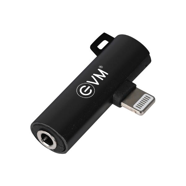 EVM Lightning 2 in 1 Audio Adapter (Lightning to 3.5mm Jack + Lightning port)