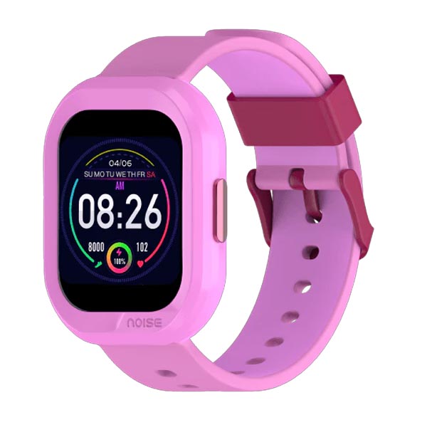 Noise Champ 2 Kids Smart Watch with Habit Building (Kitty Pink)