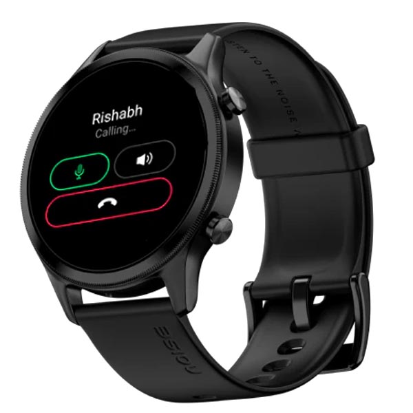 Noise Evolve 3 1.43" AMOLED Always-On Display with BT Calling & Metallic Design Smartwatch (Carbon Black)