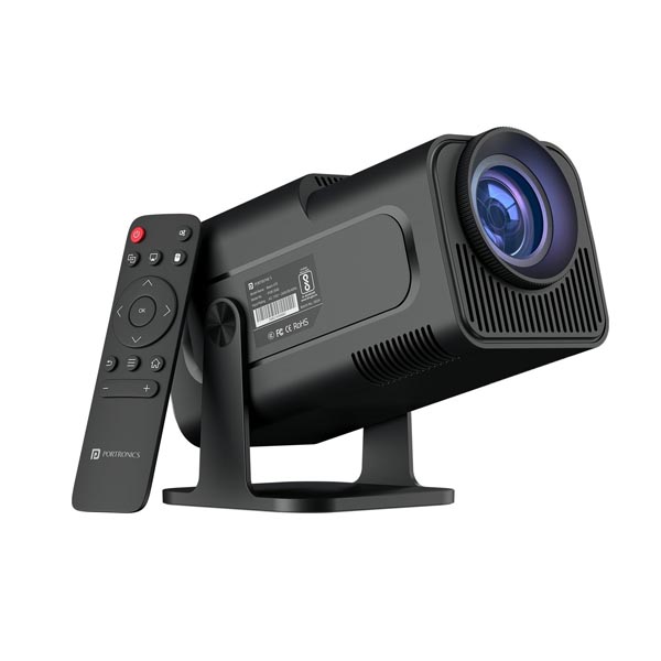 Portronics Beem 470 Smart LED Projector with 1080p Full HD Resolution (Black)