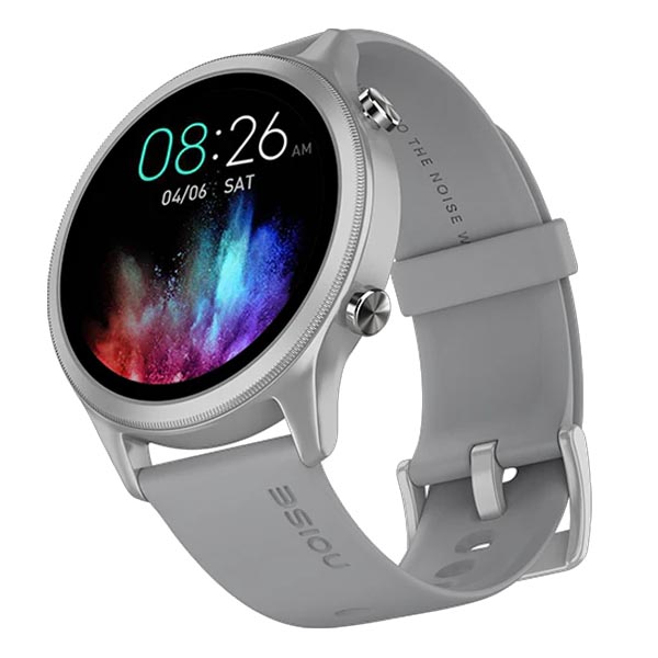 Noise Evolve 3 1.43" AMOLED Always-On Display with BT Calling & Metallic Design Smartwatch (Silver Grey)