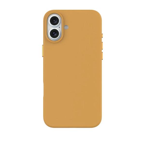 Stuffcool Premier mag magsafe compatible case for iPhone 16 Plus series (Golden Brown)