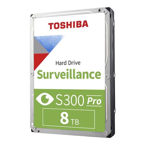 Toshiba S300 Pro 8TB Surveillance Hard Drive (HDWTA80UZSVAR)