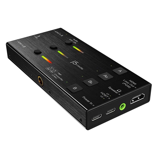 j5create Dual HDMI to USB-C Live Video Capture Card