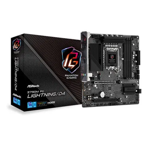 ASRock Z790M PG Lightning/D4 DDR4 Motherboard