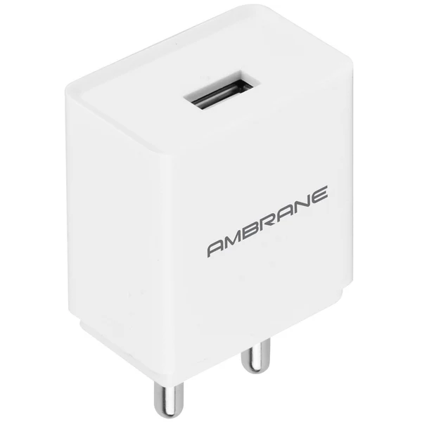 Ambrane AWC-47 Micro USB Wall Charger - White