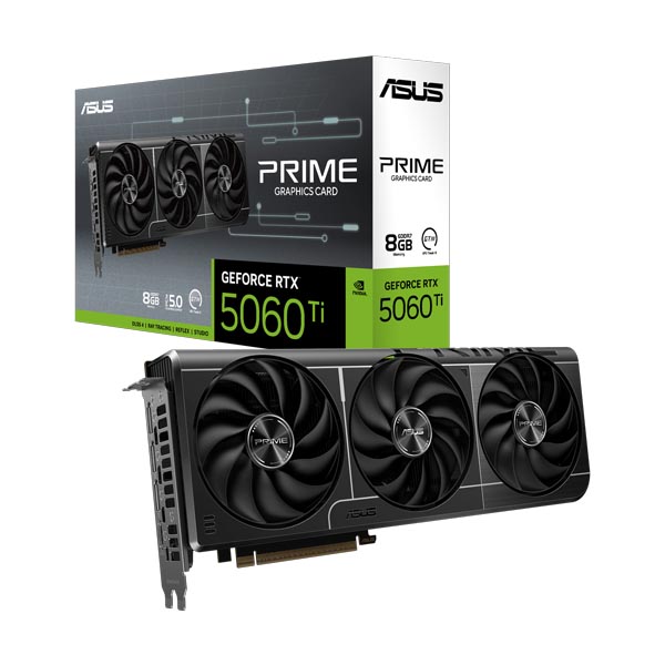 ASUS PRIME GeForce RTX 5060 Ti 8GB GDDR7 Graphics Card