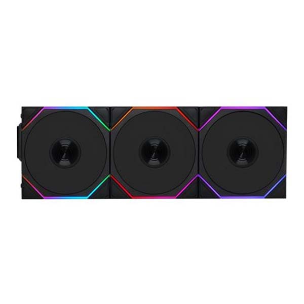 Lian Li UNI FAN TL 120 V2 Reverse Blade Wireless Fluid Dynamic Bearing 120mm Case Fan (Black,3 Pack)
