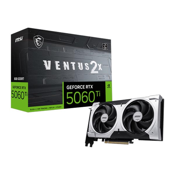 MSI GeForce RTX 5060 Ti 8G VENTUS 2X PLUS Graphics Card