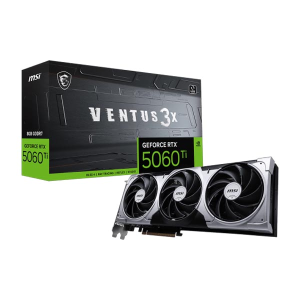 MSI GeForce RTX 5060 Ti 8G VENTUS 3X Graphics Card